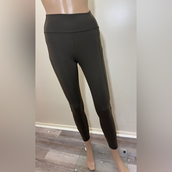 Lululemon Olive High-Waisted Leggings - Picture 1 of 8